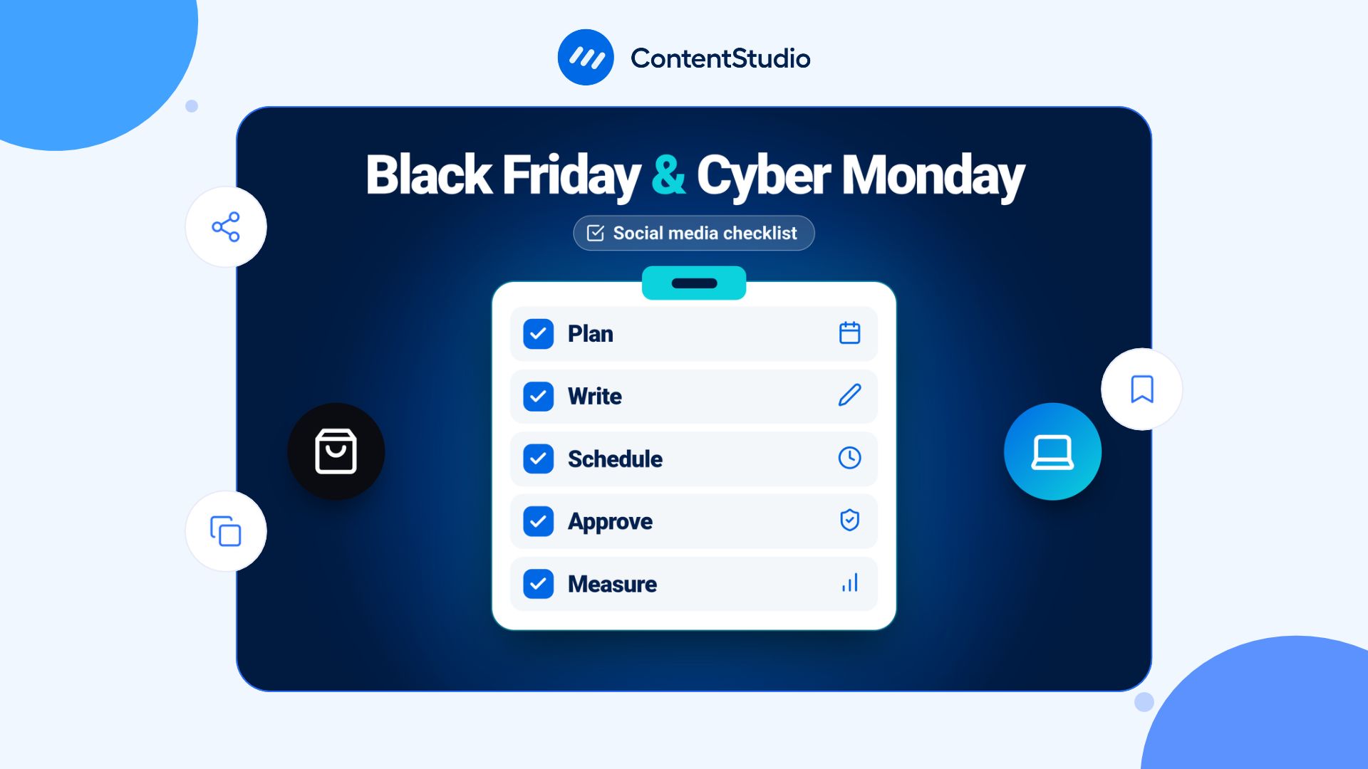 Black Friday and Cyber Monday social media checklist 2026